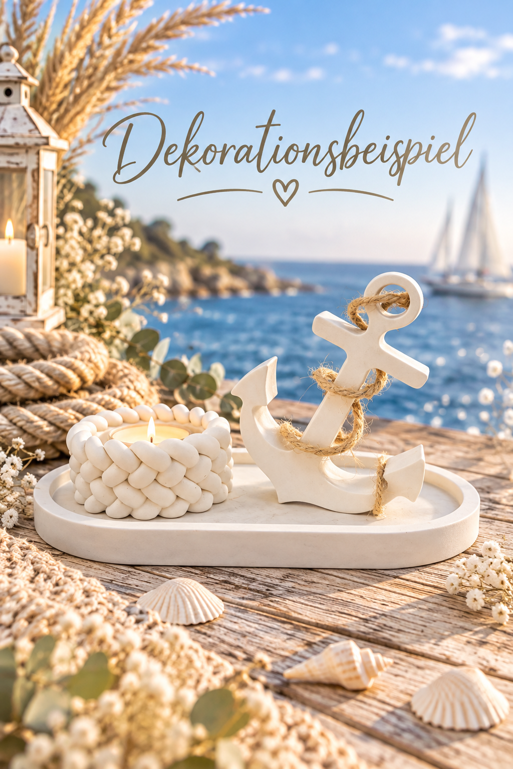Kleiner ovaler Untersetzer mit schlichtem und zeitlosem Design – Bild 4